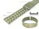 Watch band Titanium 20mm part polished classic from Eichmueller
