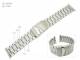 Watch band 24mm stainless steel partly polished from Eichmueller
