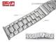 Stainless steel band 26mm solid-look partly polished sporty-classic from BEAR