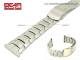 Stainless steel band 24mm solid look partly polished sporty-elegant from BEAR