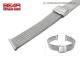 Stainless Steel Watch Band 18mm mesh matt elegant with clasp from BEAR
