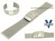Watch band stainless steel 26mm mesh partly polished deployant clasp from Vollmer