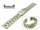 Watch band 22mm stainless steel solid heavy type brushed from Eichmueller