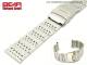 Stainless steel watch band 24mm solid-look polished elegant design from BEAR