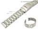 Watch band stainless steel 18mm solid partly polished clasp