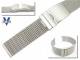 Watch band stainless steel 20mm mesh partly polished deployant clasp from Vollmer
