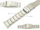 Watch band stainless steel 24mm clasp with extension partly polished elegant