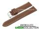 Watch strap 22mm dark brown \