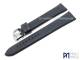 Watch band XL 22mm dark blue finely grained without stitching Piero Magli (width of buckle 20 mm)