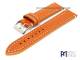 Watch band Becerro Sport 20mm orange leather light stitching Piero Magli (width of buckle 18 mm)