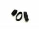 Replacement loops for leather watch bands black various sizes
