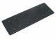 Leather pad 16-18mm black smooth stitched