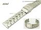 Watch band telescopic end 16-22mm stainless steel ROWI partly polished