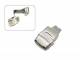 Clasp (HeSFS-06) 22mm stainless steel brushed with push button release