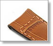 leather watch bands with curved ends