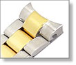 metal watch bands with curved ends