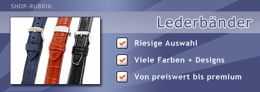Uhrenarmbänderer aus Leder - Lederbänder