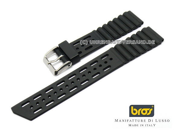 watch strap Bs-KB0687 black assymetric Bs-KB0687 watch strap from Bros