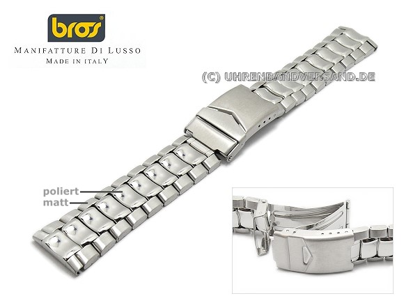 Watch strap Bs-MB230A Stainless steel 20mm Bs-MB230A Watch strap from BROS