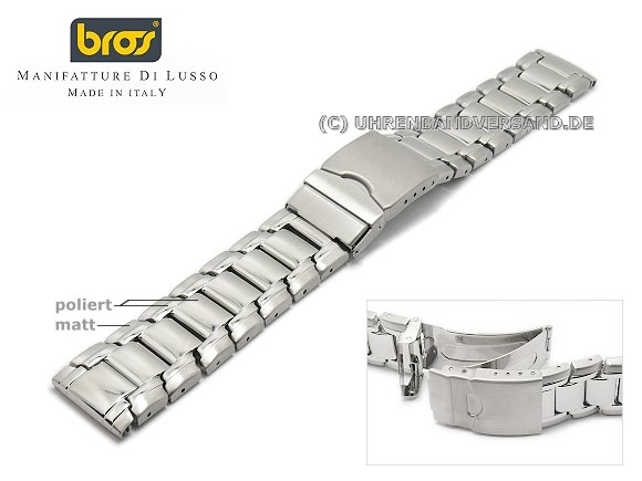 Watch strap Bs-MB758AD Stainless steel 20mm Bs-MB758AD Watch strap from BROS