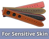 Sensitive skin watch straps
