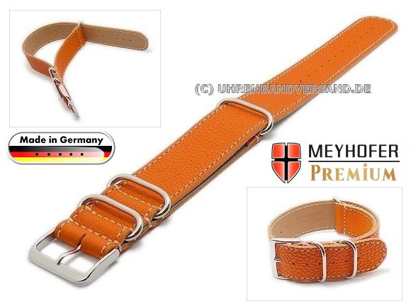 MyFcS-LC300 Watch strap 20mm orange Nato-Special