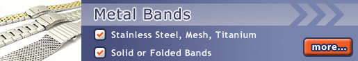 Metal Watch Bands: Stainless steel and more...