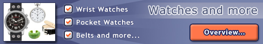 Watches and more: Belts, Wrist Watches etc.