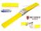 Watch band Kiel 20mm yellow caoutchouc...