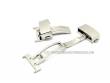 Flip Clasp 20mm stainless steel polished with push button release