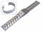 Watch band 22mm stainless steel solid-look...