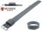 Watch strap Arkansas 18mm grey textile...