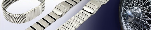 Metal Watch Bands, Stainless steel, titanium