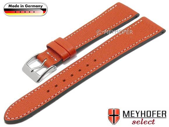 Leder Uhrenband Orange Uhrenband Braun Armbanduhr Ersatzarmband