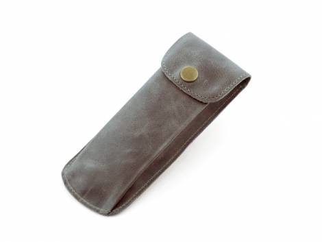 Watch case -Constantin- stone grey genuine leather vintage look for 1 watch by RIOS - Bild vergr��ern 