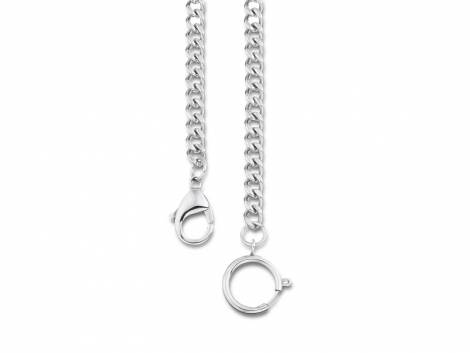 Pocket watch chain stainless steel silver link chain - Bild vergr��ern 