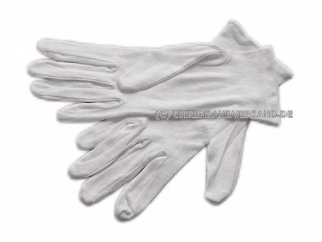1 pair of gloves made of cotton size L - Bild vergrern 