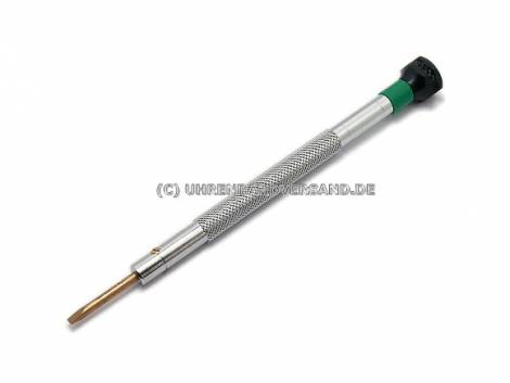 Screwdriver slotted blade antimagnetic blade width 2,0 mm green - Bild vergrern 