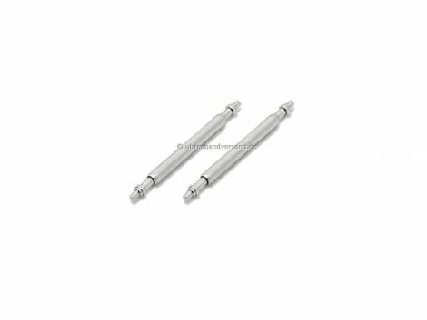 Spring Bars premium stainless steel silver 12mm (1 pair) diameter 1.5 mm SWISS MADE - Bild vergr��ern 