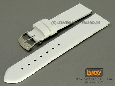Watch strap Bros -Tessuto- 18mm white textile - Bild vergr��ern 