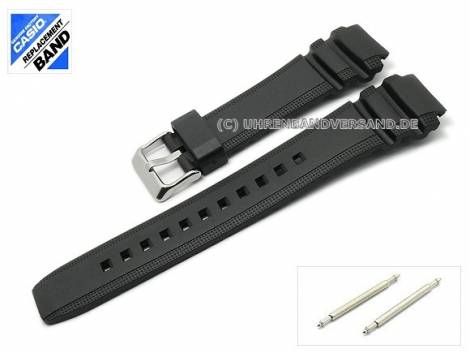 CASIO- replacement strap black synthetic (10347967) special lug ends for AMW-710-1A - Bild vergr��ern 