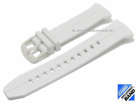 CASIO- replacement strap white synthetic (10550771) with curved ends for BGS-100-7A1 - Bild vergr��ern 