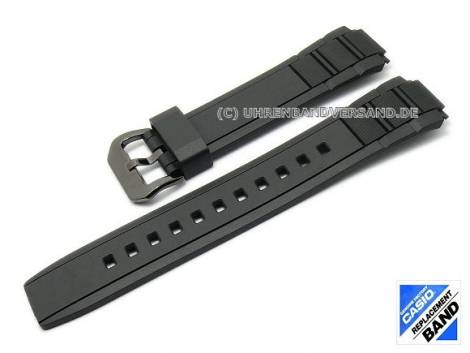 Replacement watch strap CASIO black resin (10404335) special lug ends for EFR-515 Edifice - Bild vergrern 