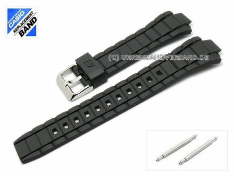 Replacement watch strap CASIO black resin (10421436) special lug ends for EFR-519 Edifice - Bild vergr��ern 