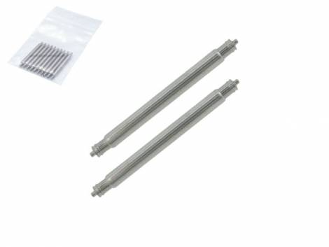 10 pcs spring bar assortment 26mm stainless steel silver extra strong 2.5 mm  - Bild vergr��ern 