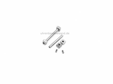 Special T-Bars / Screwed Bars stainless steel silver suitable for Pasha de Cartier 18mm (1 pair) - Bild vergr��ern 