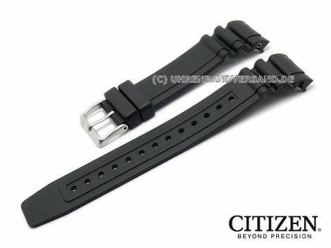 Replacement watch strap CITIZEN BN0100-00E 23mm black rubber