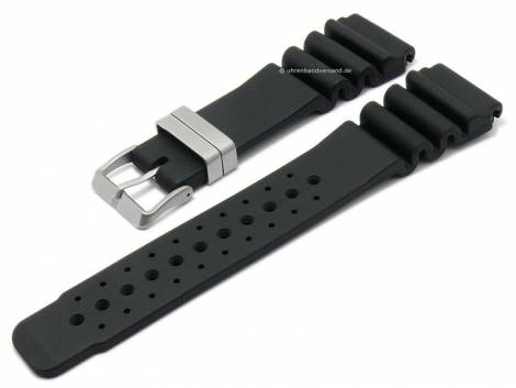 Replacement watch strap CITIZEN 24mm black caoutchouc for JP2000-08E - Bild vergr��ern 
