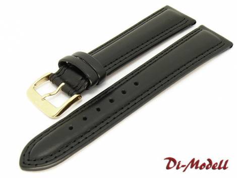 Watch band 20mm black by Di-Modell -Chronoline- (width of buckle 18 mm) - Bild vergrern 