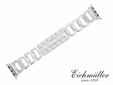 Watch strap 40mm stainless steel wristband suitable for APPLE-smart watches from EICHMUELLER - Bild vergrern 